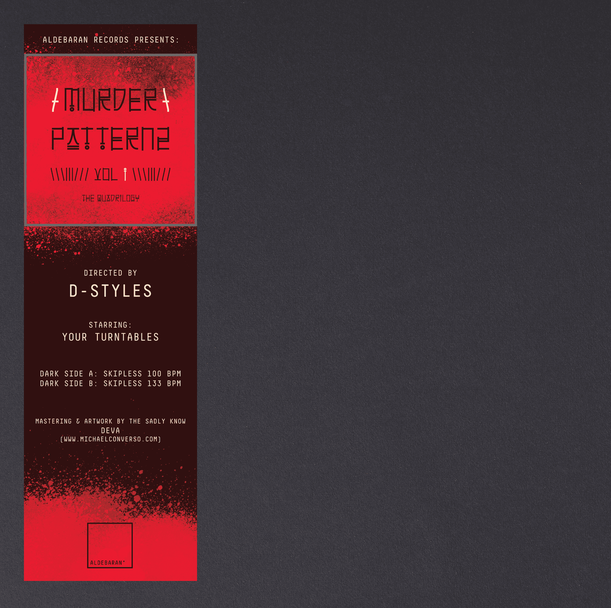 D-STYLES - MURDER PATTERNZ VOL. 01 12"