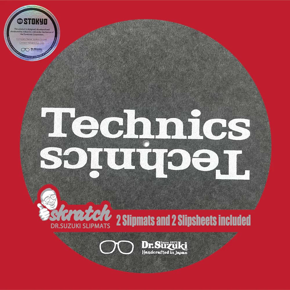 DR SUZUKI X TECHNICS VISION 2 SCRATCH SLIPMATS 12"